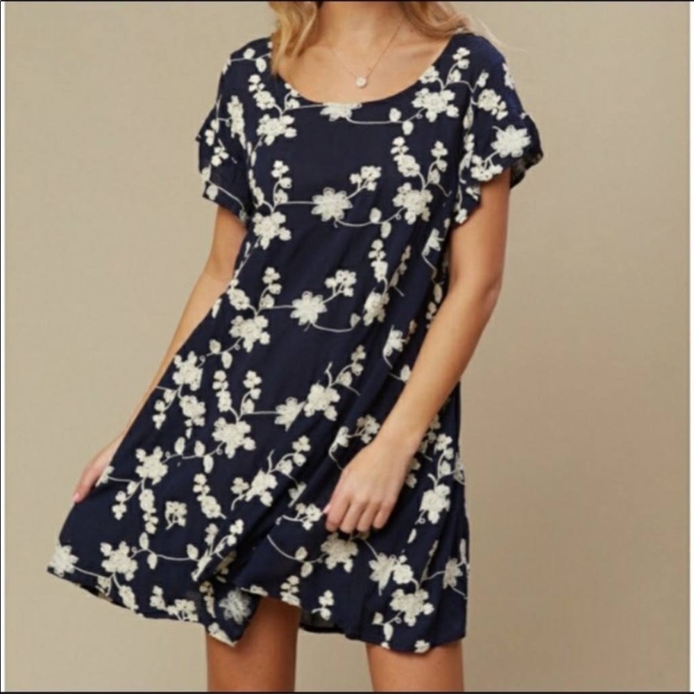 MOVING SALE! Altar’d State Floral Embroidered Flowy Dress